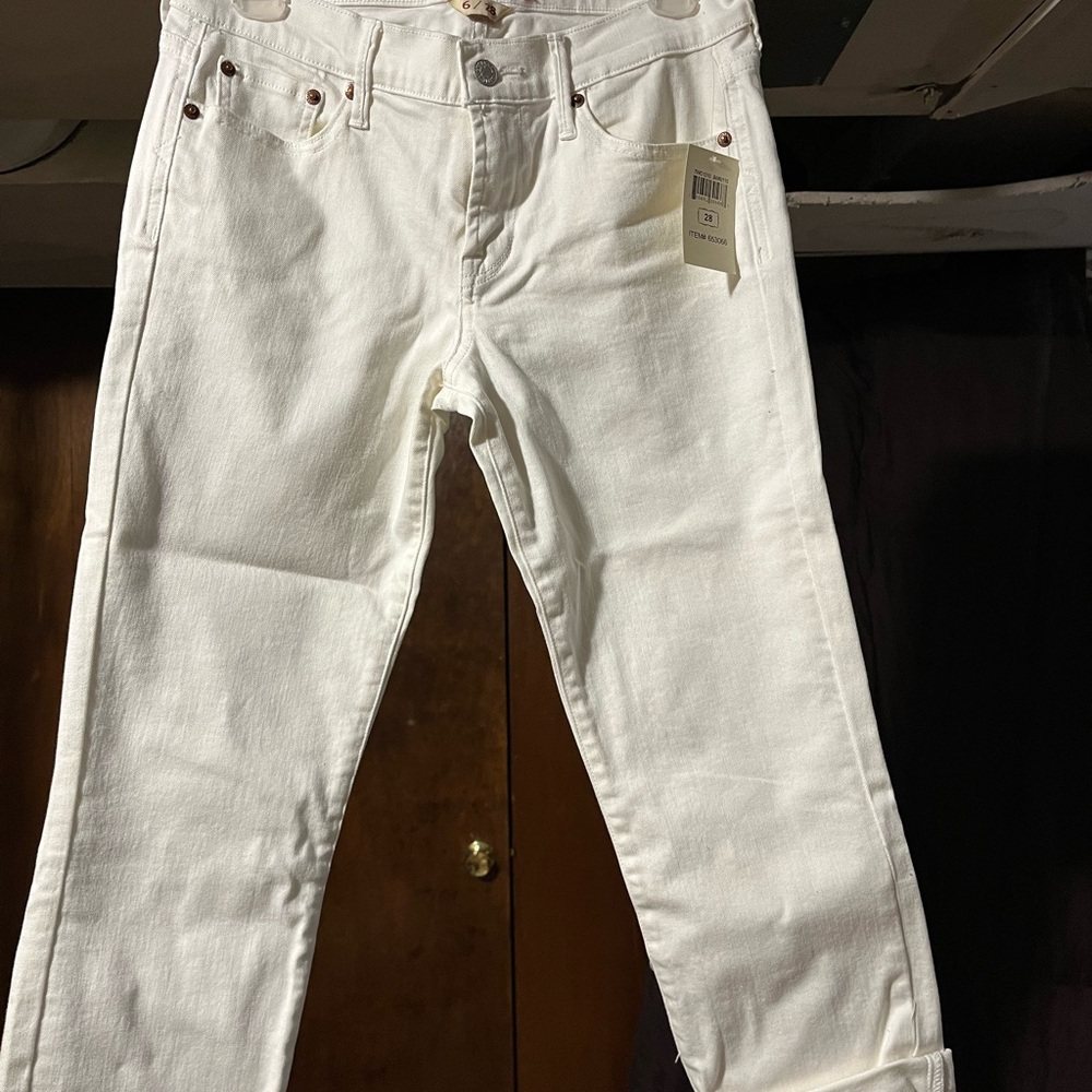 Lucky Brand Women's Cream Straight Leg Jeans
